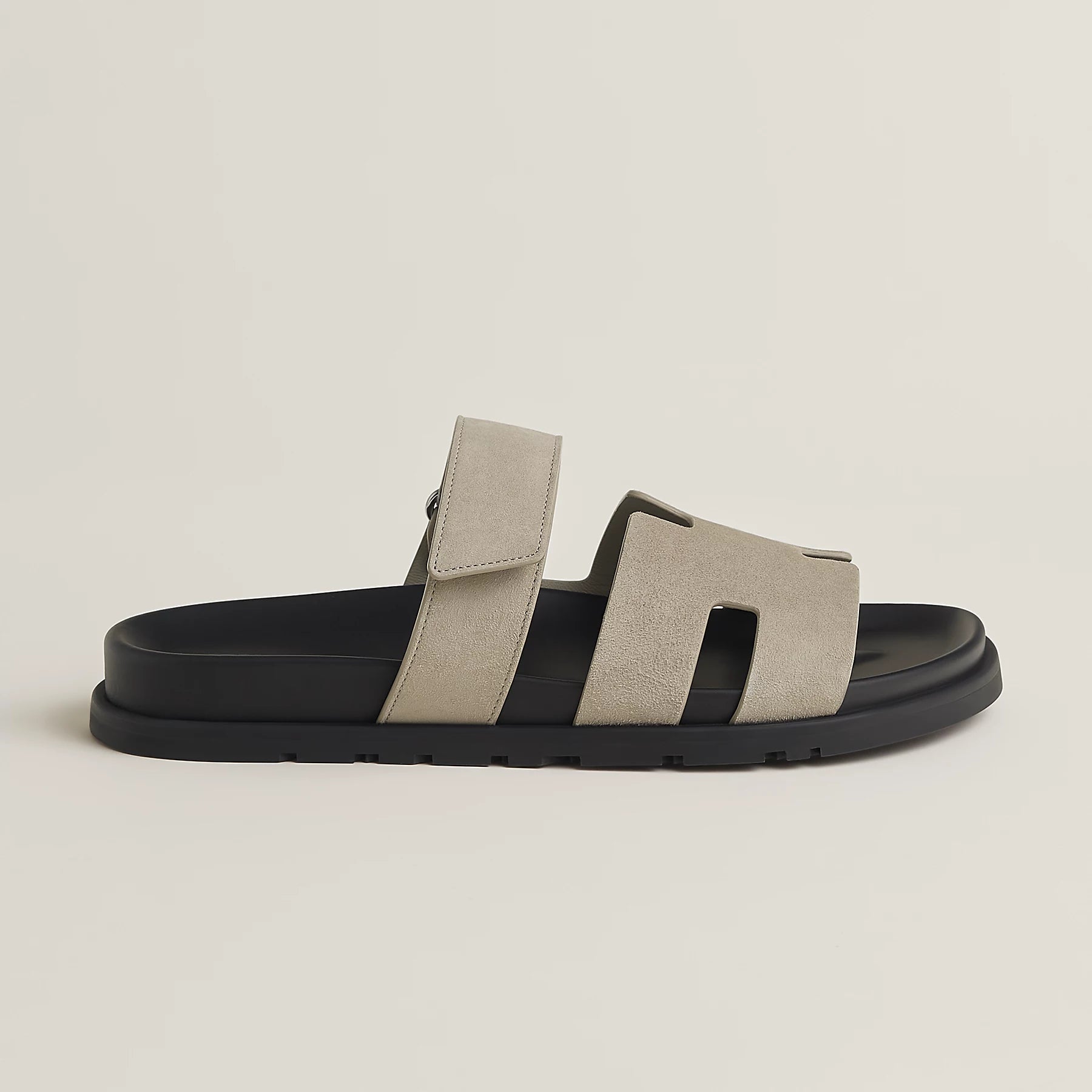 Sanne – Vegan leren slippers met verstelbare band