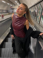Amaris | Burgundy Top