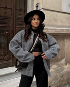 Velora – Oversized Bomber Jacket