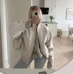 Velora – Oversized Bomber Jacket
