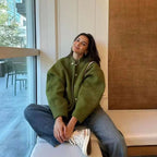 Velora – Oversized Bomber Jacket