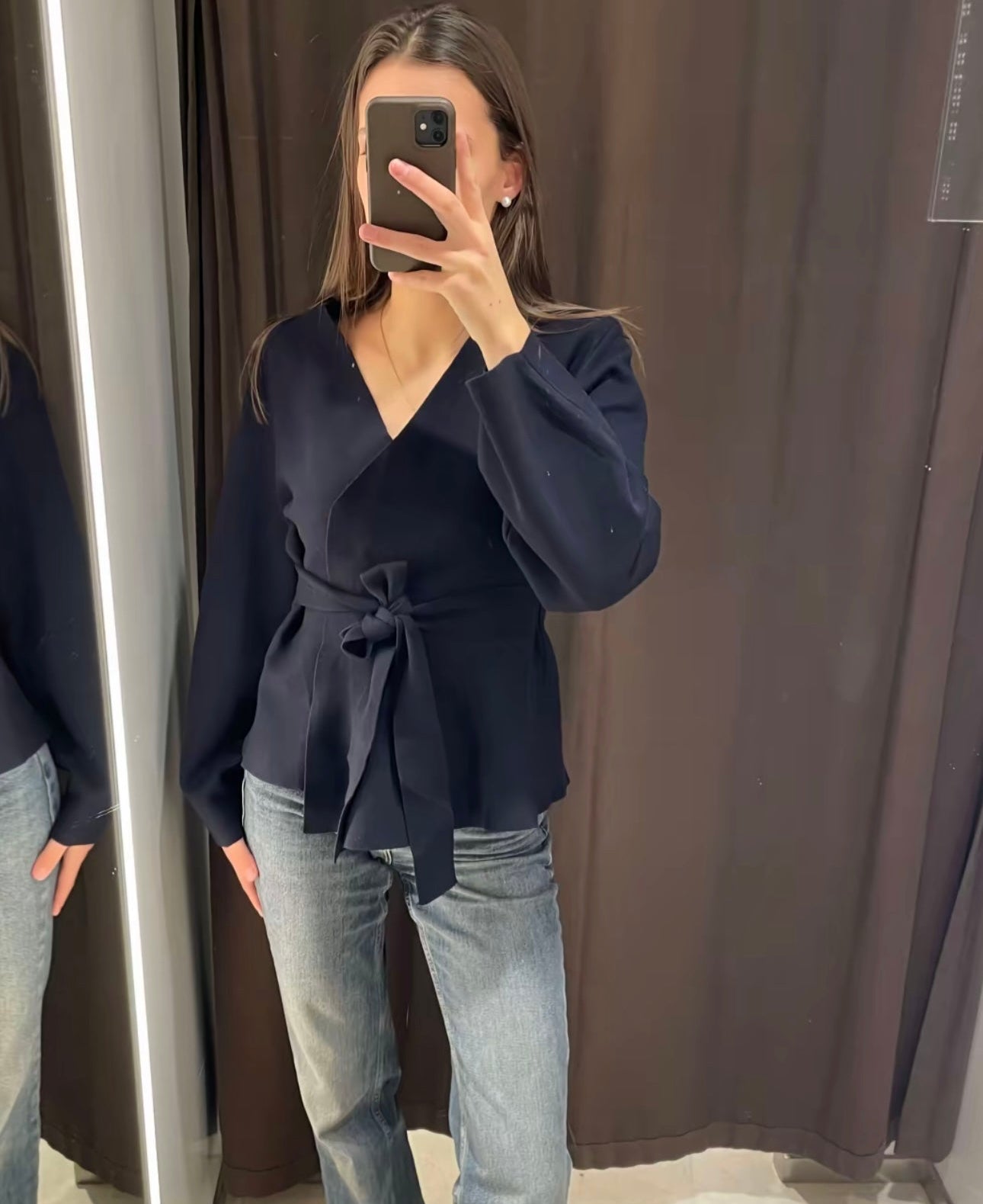 Lysara | Cardigan met strik