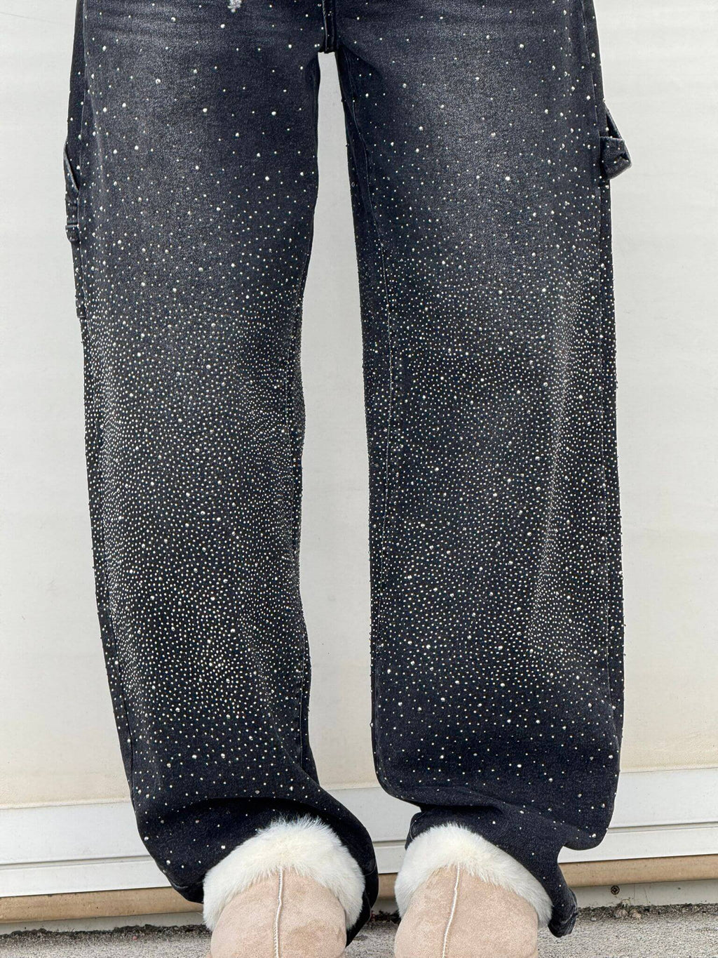 Elegante jeans met glamour