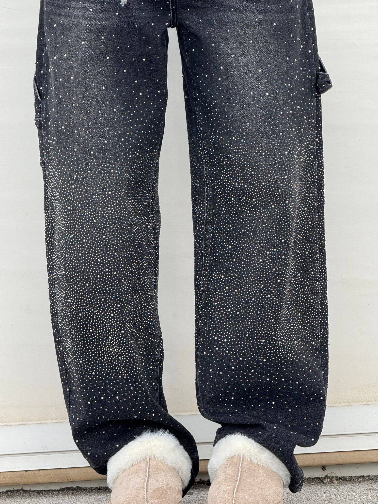 Elegante jeans met glamour