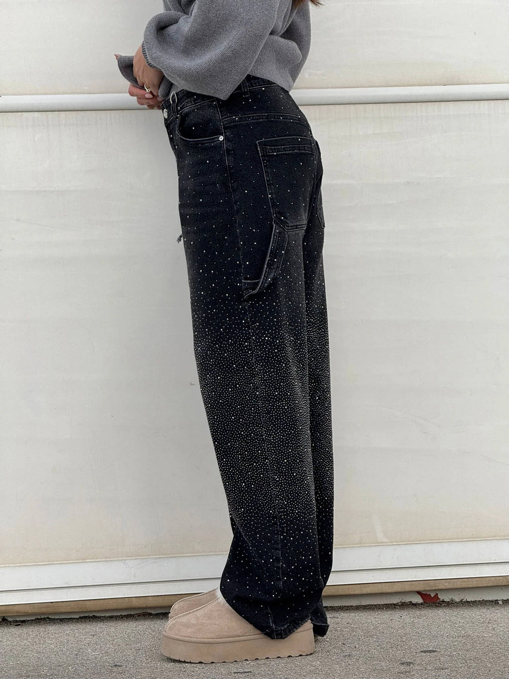 Elegante jeans met glamour