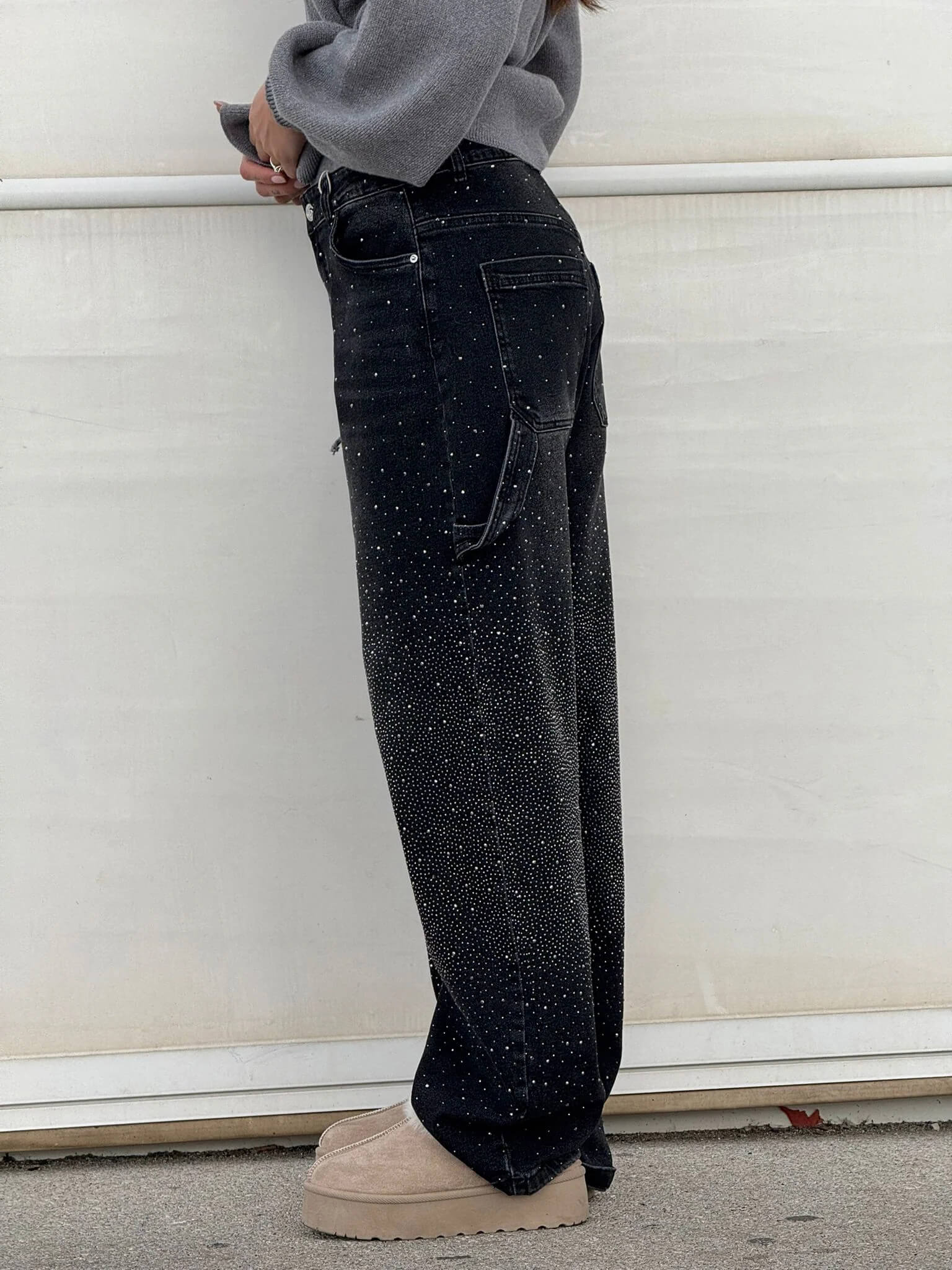 Elegante jeans met glamour