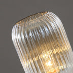 Lampe de chevet en verre teinté