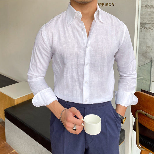Colico 100% Linen Slim-Fit Shirt