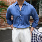 Colico 100% Linen Slim-Fit Shirt