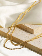 Novella | Dubbel Gelaagde Ketting Goud