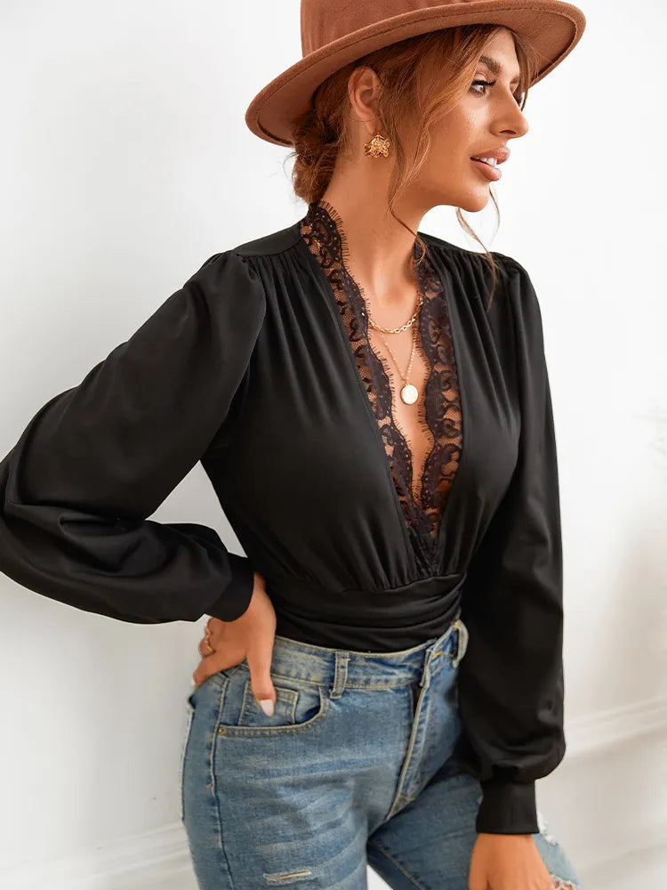 Fahria | Stijlvolle Bodysuit met Lange Mouwen