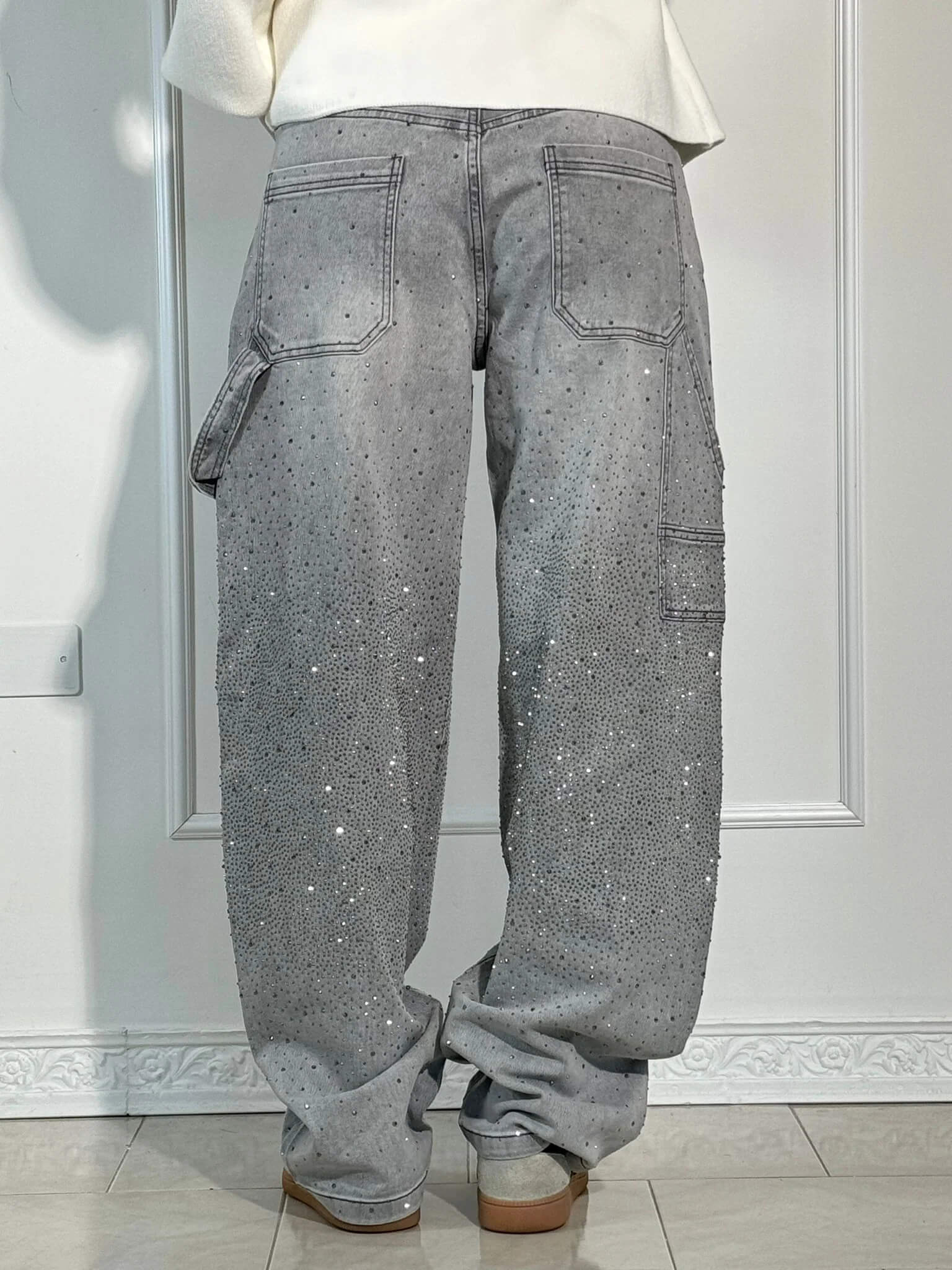 Elegante jeans met glamour