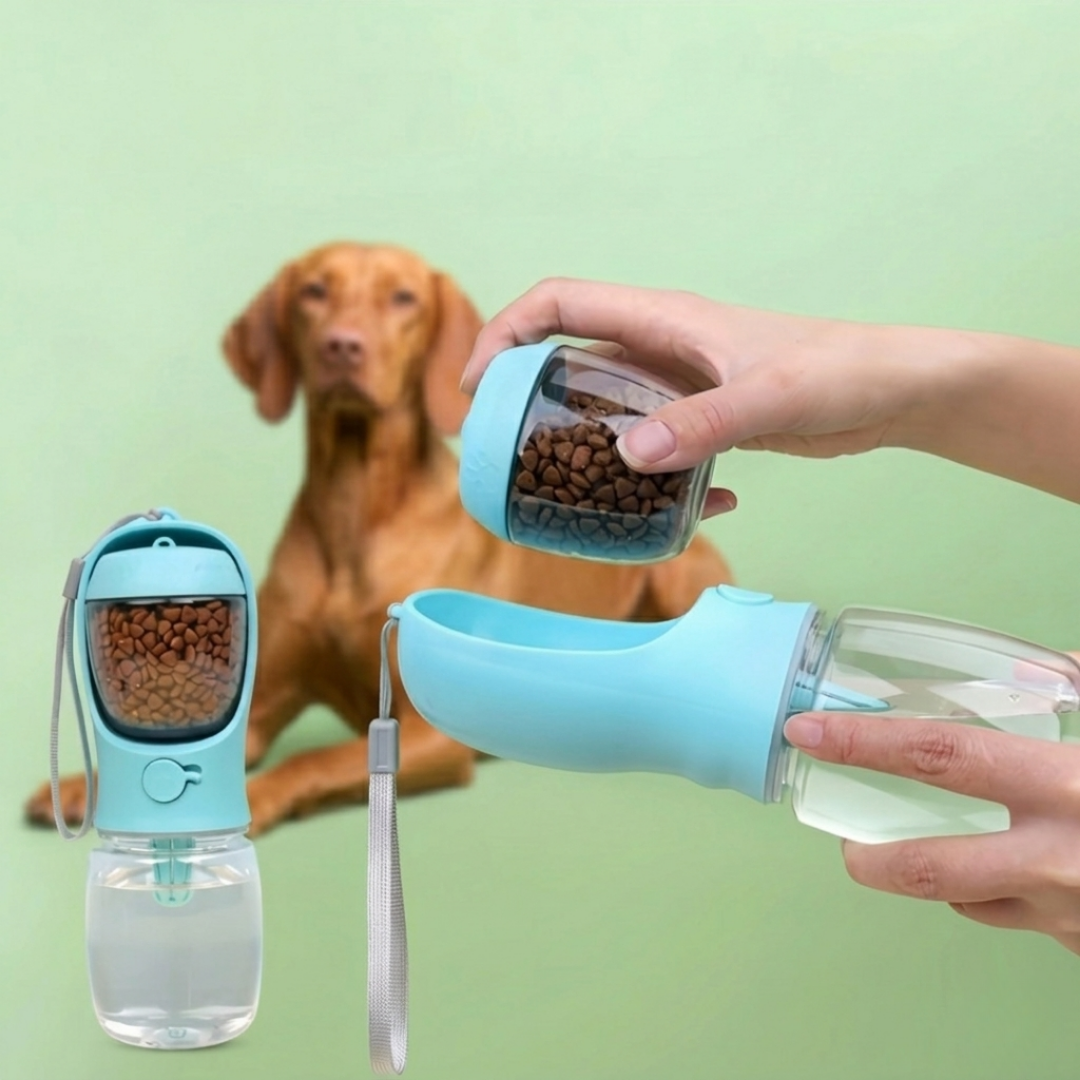 HydraBuddy drinkfles hond — water en snacks voor onderweg
