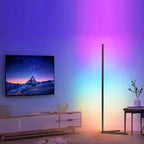 Lampadaire d’angle LED de couleurs