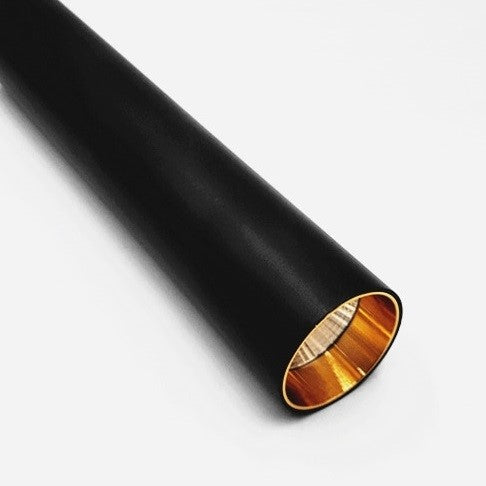 Suspension minimaliste en aluminium, design tube cylindrique