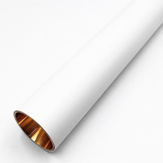 Suspension minimaliste en aluminium, design tube cylindrique