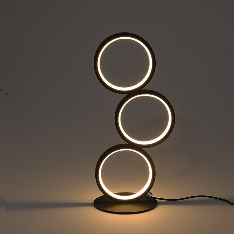 Lampe de bureau cercles à LED
