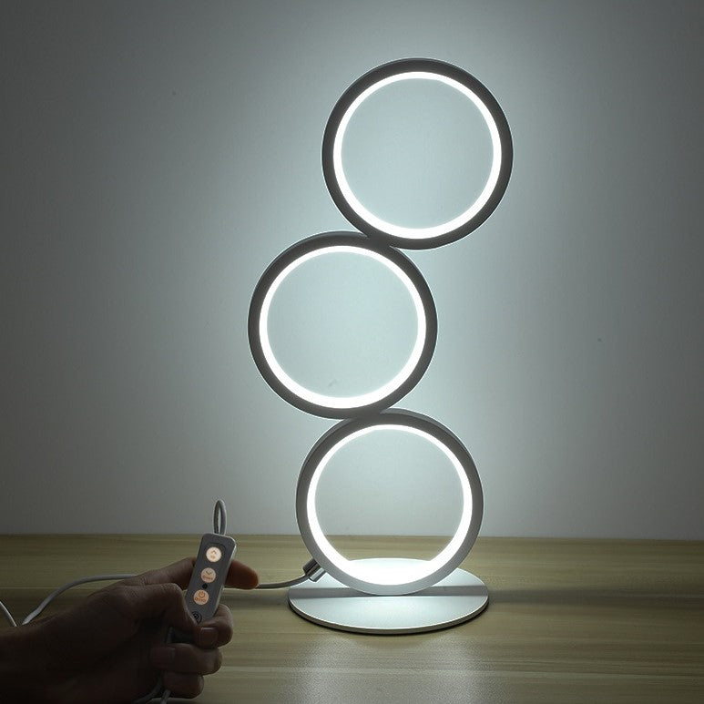Lampe de bureau cercles à LED