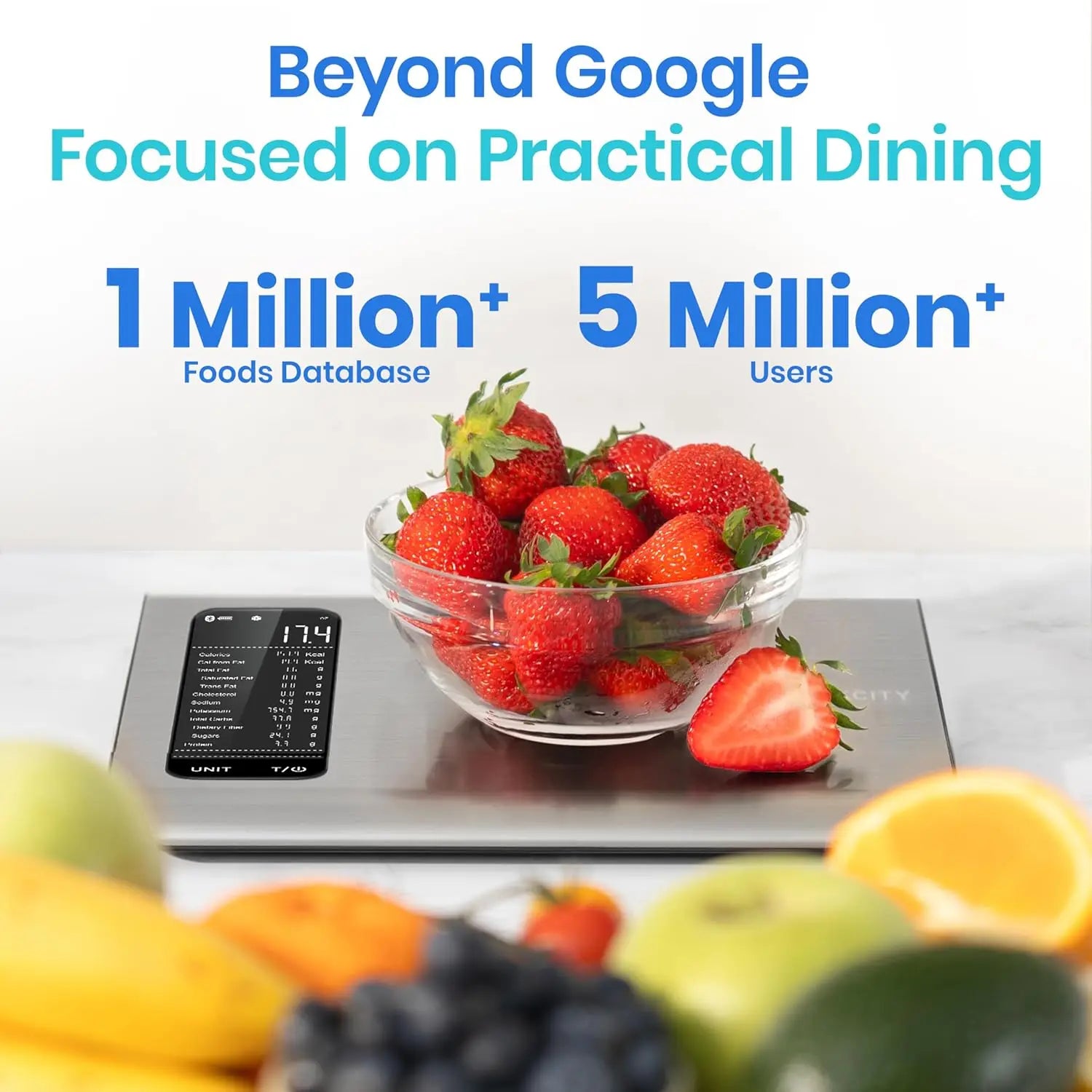 Smart Kitchen Scale with Nutrition Calculator