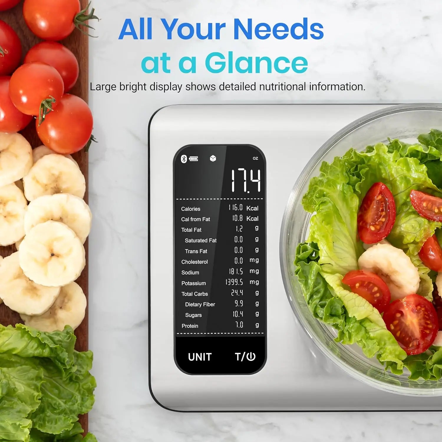 Smart Kitchen Scale with Nutrition Calculator
