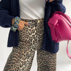 Faelyn - Broek met Luipaardprint voor Vrouwen