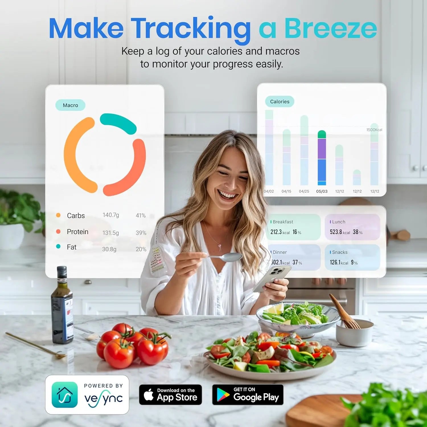 Smart Kitchen Scale with Nutrition Calculator
