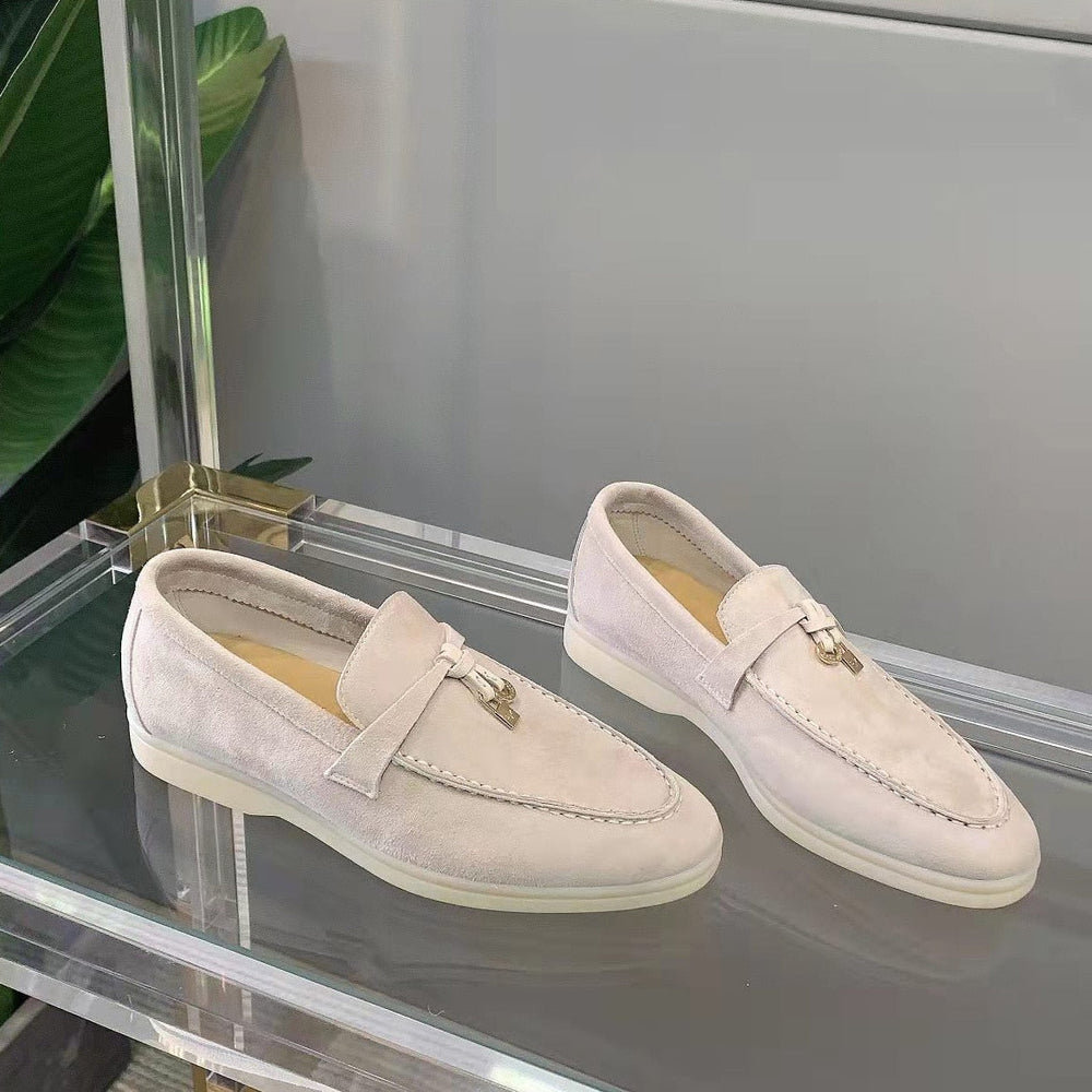 Suede Dames Loafers
