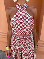 Gathered Off-Shoulder Jurk