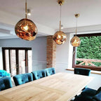 Suspension style verre soufflé | Boule de lave