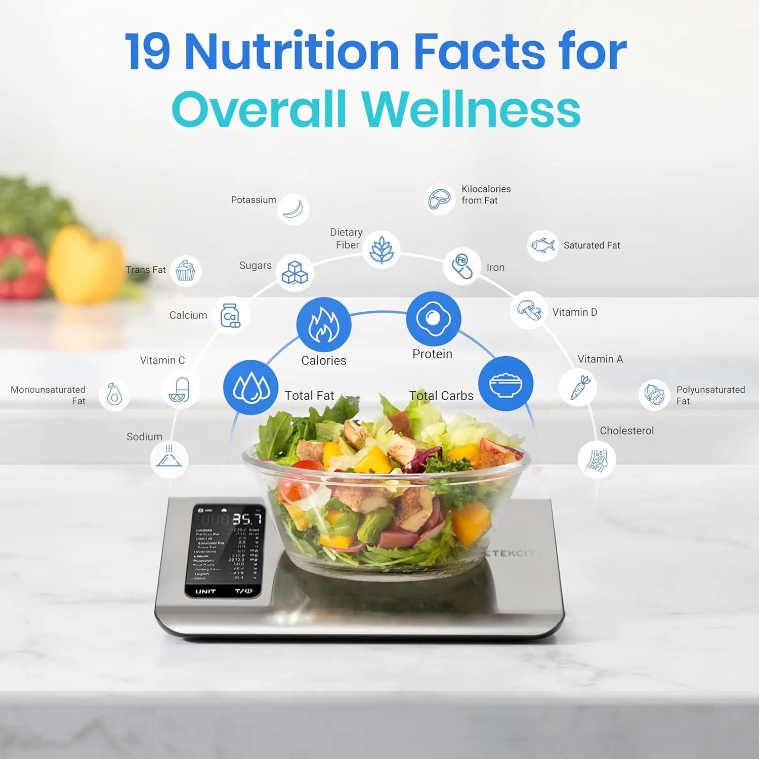 Smart Kitchen Scale with Nutrition Calculator