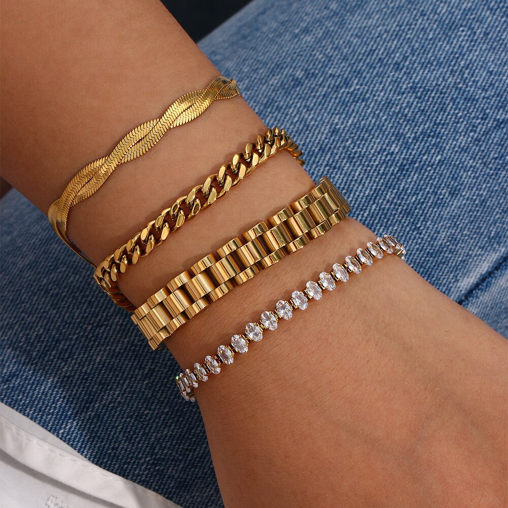 Nicolette | Stijlvolle Horloge Armband