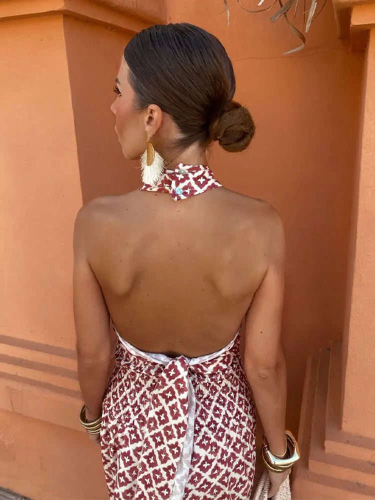 Gathered Off-Shoulder Jurk
