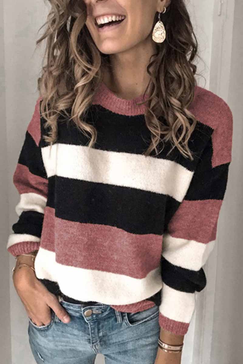 Sofie | Warme Pullover met Strepen