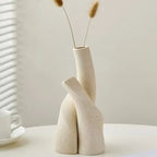 Sculptura Frosted Ceramic Vase