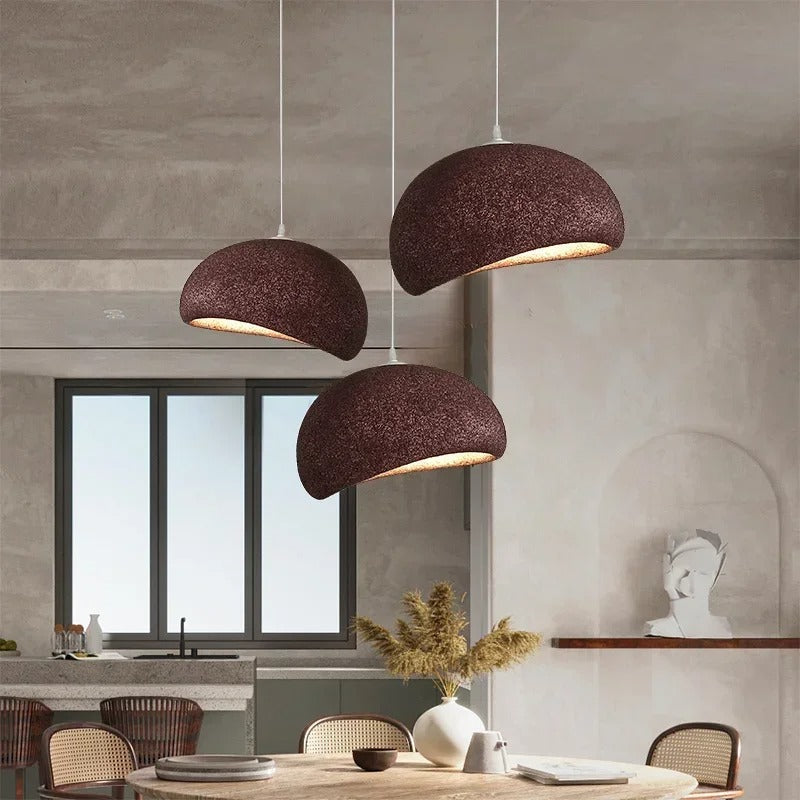 Suspension élégante style Wabi sabi