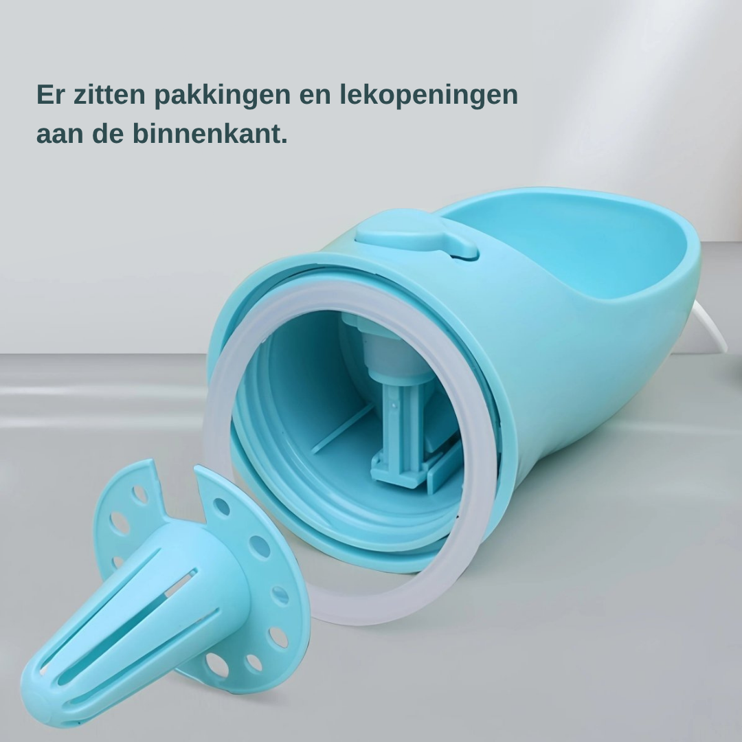 HydraBuddy drinkfles hond — water en snacks voor onderweg