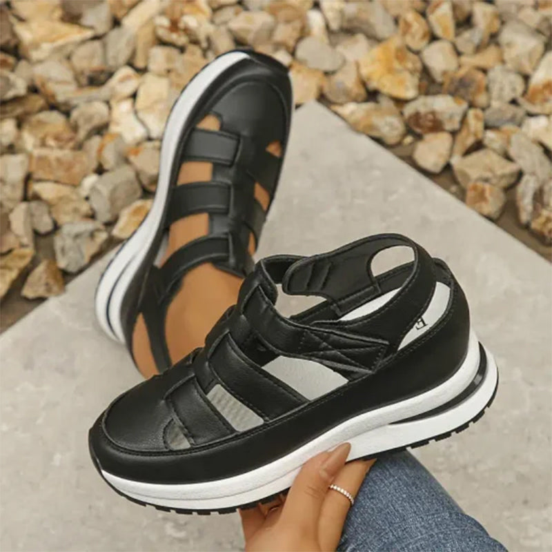 Martina - Orthopedische sandalen met klittenband voor dames