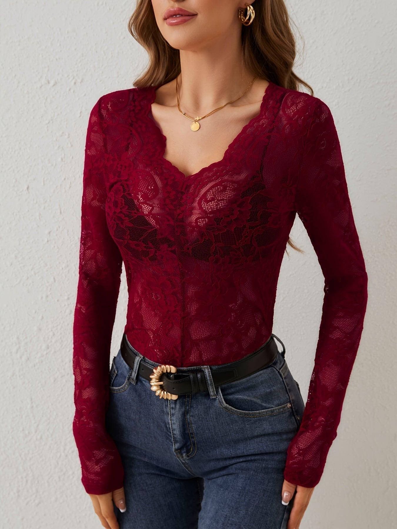 Elowen | Elegante Kanten Top voor dames