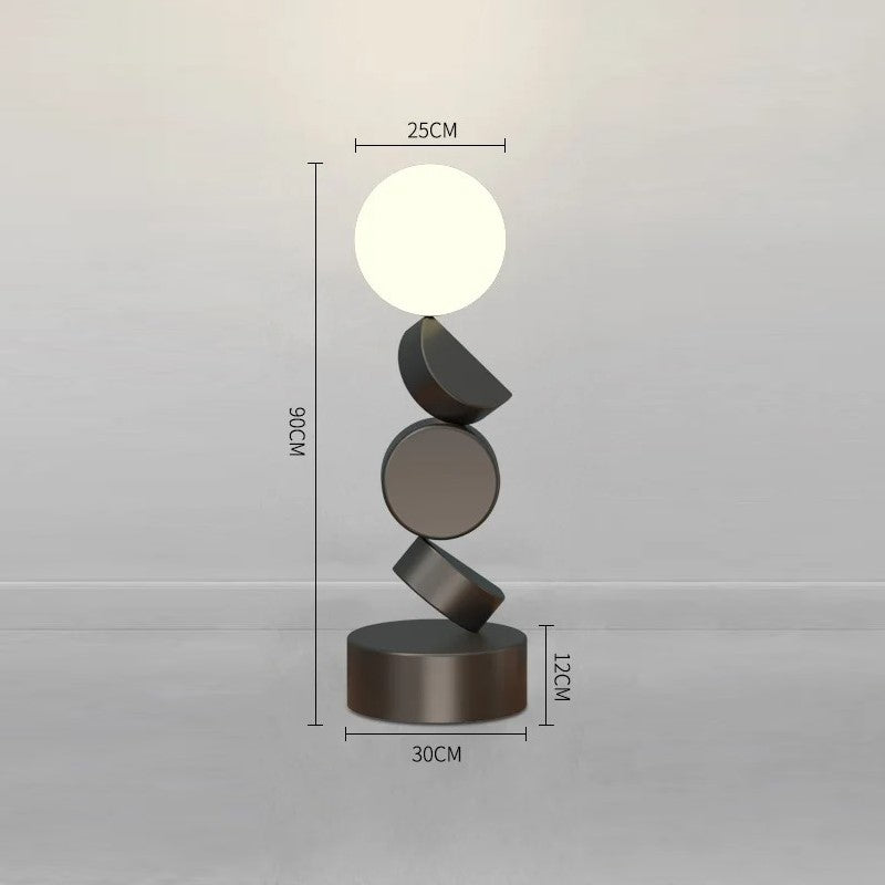 Lampadaire artistique, élégant et contemporain