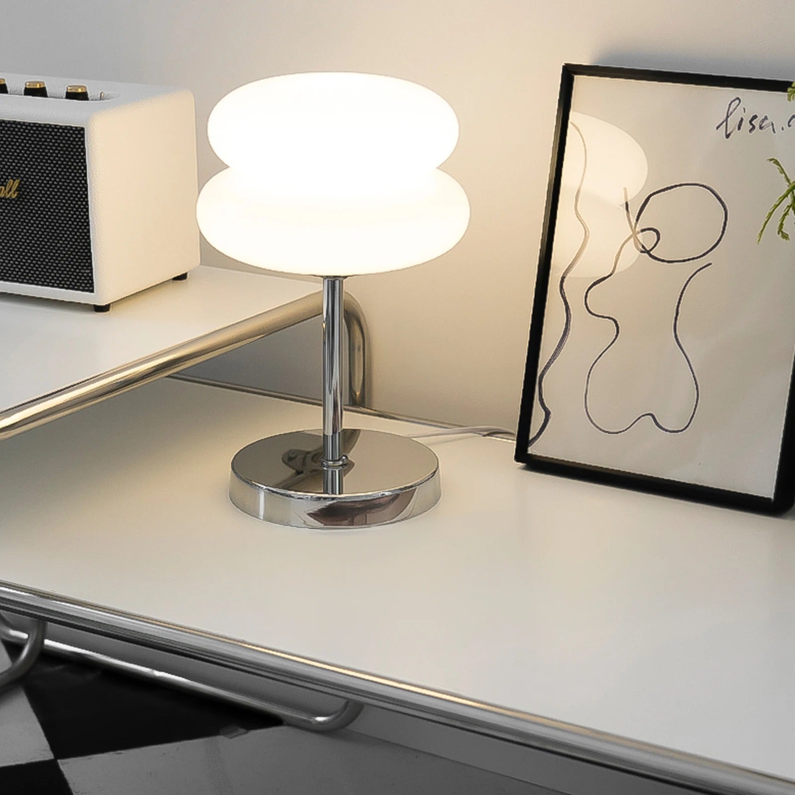 Lampe rétro colorée | Style vintage