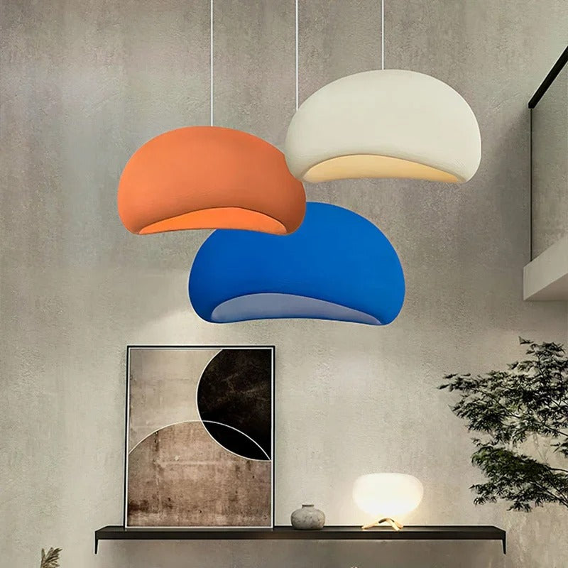 Suspension élégante style Wabi sabi