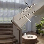 Lustre suspendu élégant, aux lignes croisées