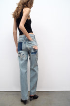 Noor | Casual Jeans met Wijde Pijpen