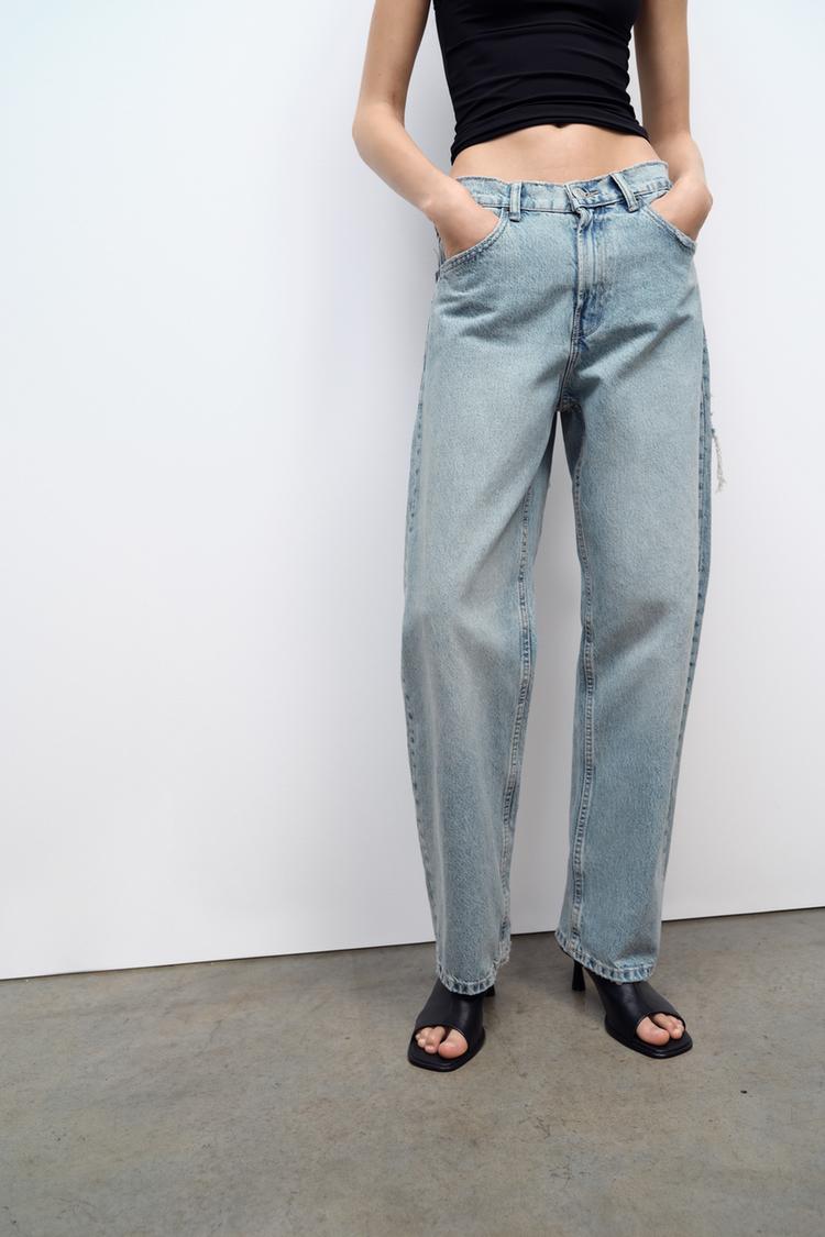 Noor | Casual Jeans met Wijde Pijpen