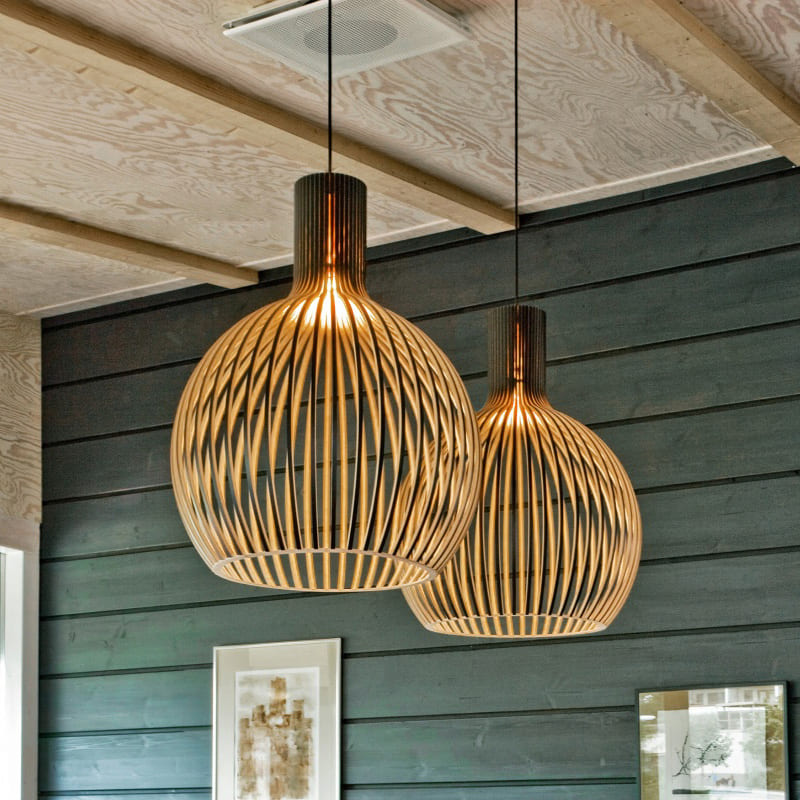 Suspension en bois scandinave |  Balinaise
